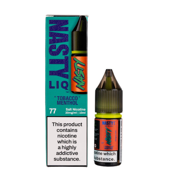 Tobacco Menthol Nic Salt E-Liquid by Nasty Liq