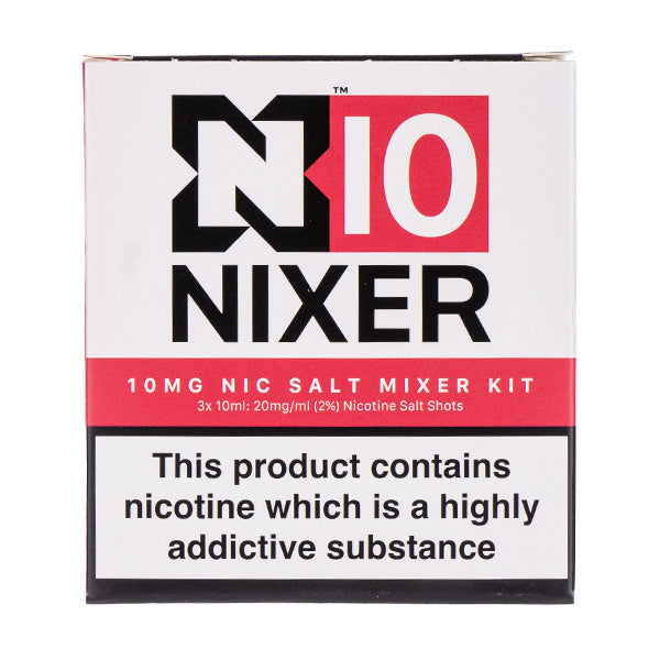 50VG/50PG Nicotine Salt Shot Mixer Kit (3x10ml) by Nixer