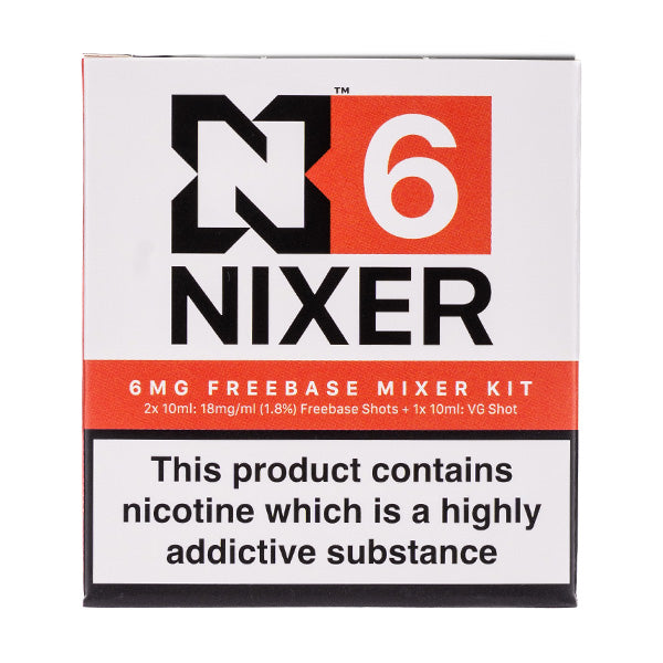 70VG/30PG Freebase Nicotine Shot Mixer Kit (3x10ml) by Nixer