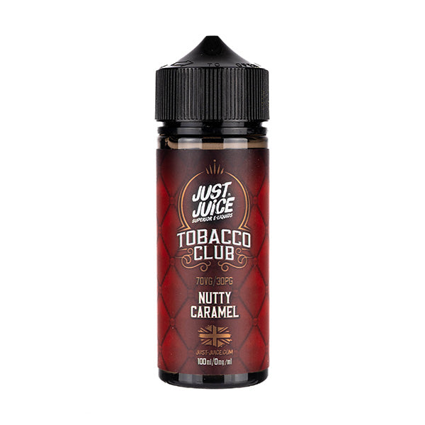 Nutty Caramel Tobacco 100ml Shortfill E-Liquid by Just Juice