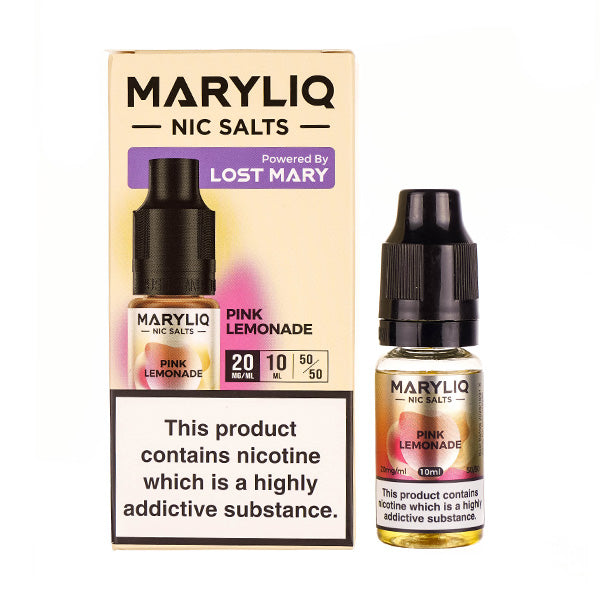 Pink Lemonade Nic Salt E-Liquid by Lost Mary Maryliq