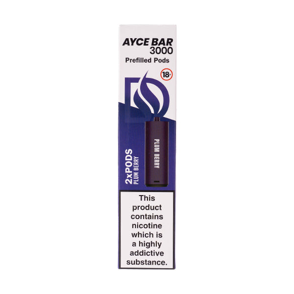 Plum Berry Ayce 3000 Prefilled Pods by Dovpo