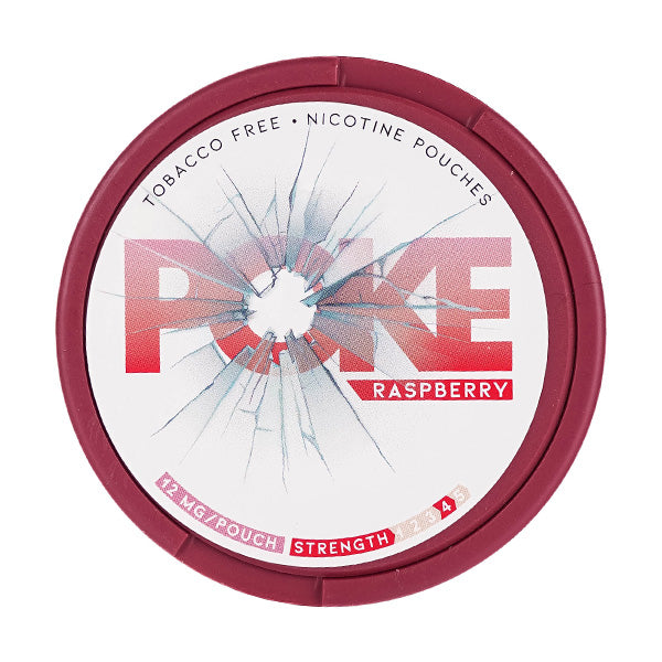 Raspberry Nicotine Pouches by Poke