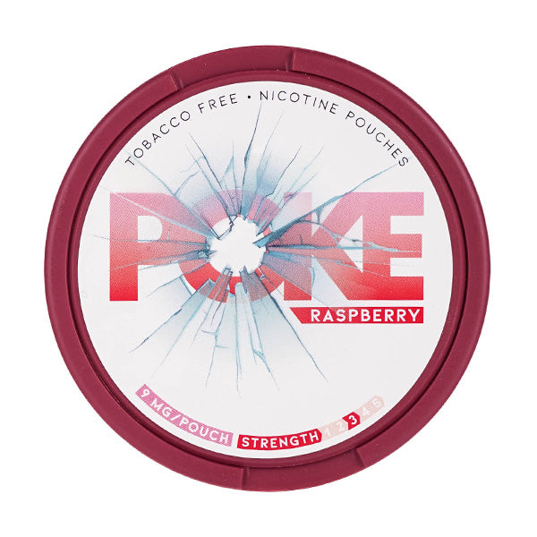 Raspberry Nicotine Pouches by Poke