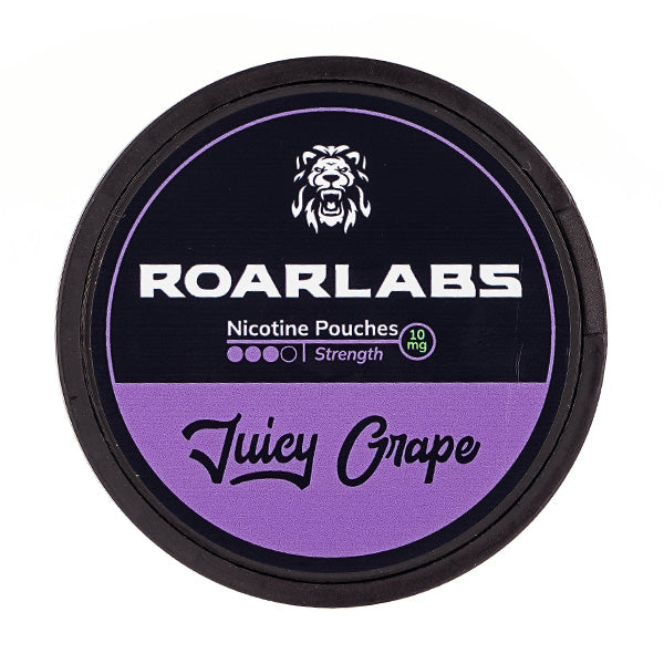 Juicy Grape Nicotine Pouches by Roarlabs