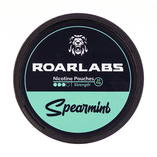 Spearmint Nicotine Pouches by Roarlabs