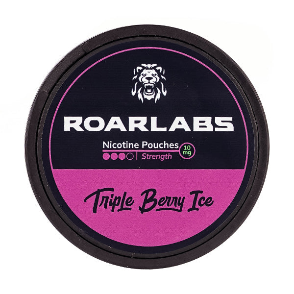 Triple Berry Ice Nicotine Pouches by Roarlabs