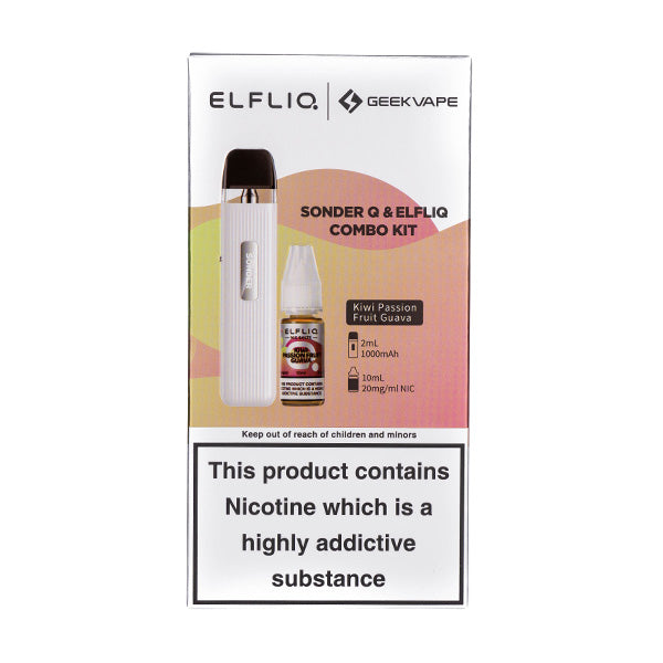 Geek Vape Sonder Q Pod Kit and 10ml ELFLIQ
