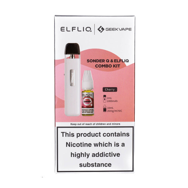 Geek Vape Sonder Q Pod Kit and 10ml ELFLIQ