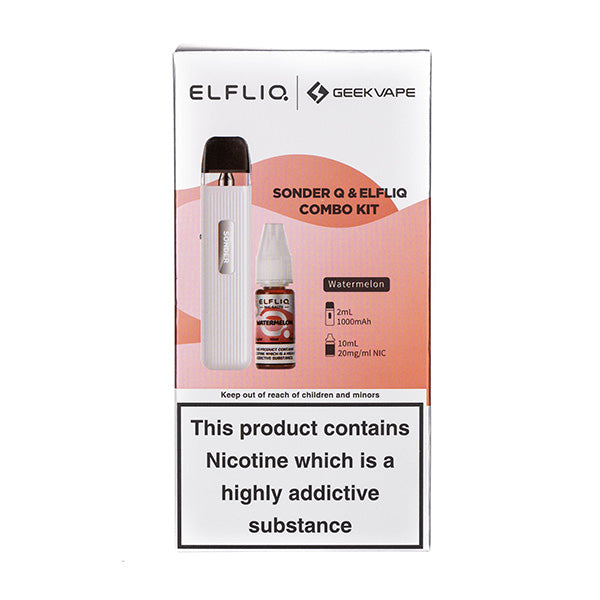 Geek Vape Sonder Q Pod Kit and 10ml ELFLIQ