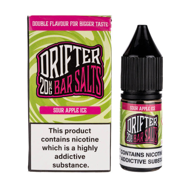 Sour Apple Ice Nic Salt E-Liquid by Drifter