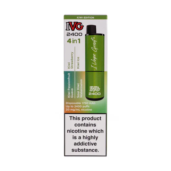 IVG 2400 Disposable Vape Kit - Kiwi Edition (New)