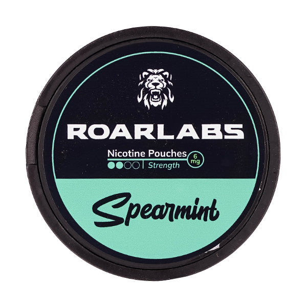 Spearmint Nicotine Pouches by Roarlabs