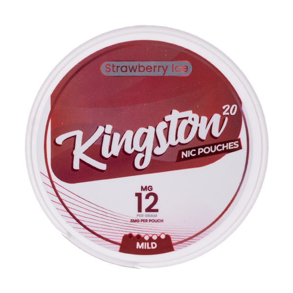 Strawberry Ice Nicotine Pouches by Kingston