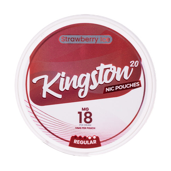 Strawberry Ice Nicotine Pouches by Kingston