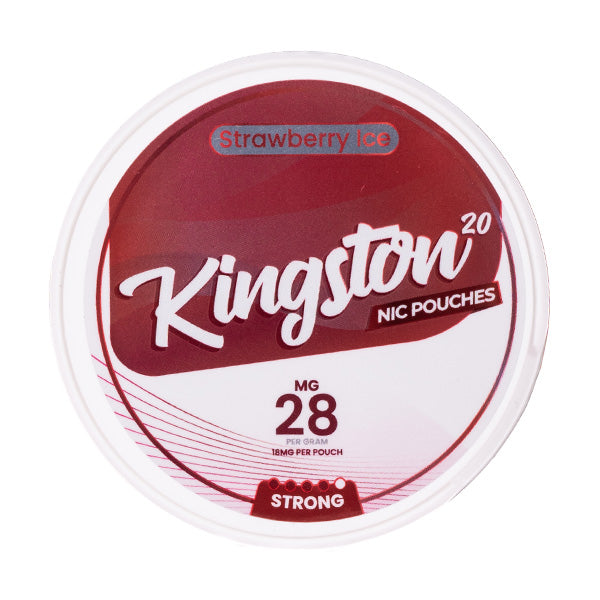 Strawberry Ice Nicotine Pouches by Kingston
