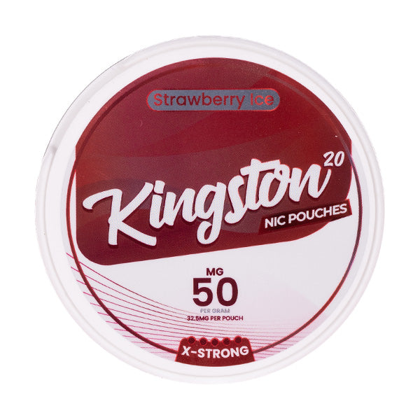 Strawberry Ice Nicotine Pouches by Kingston