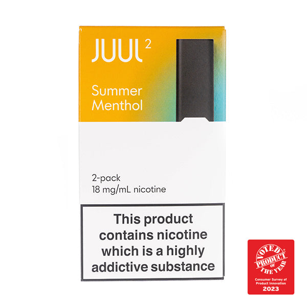 Summer Menthol 18mg Juul2 Pods