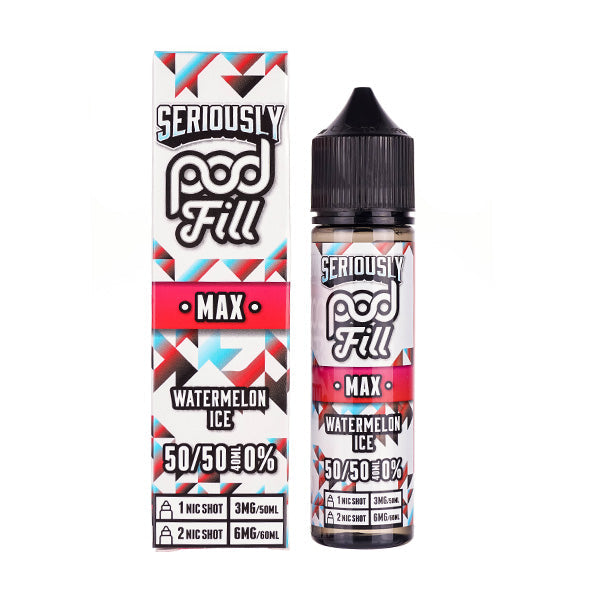 Watermelon Ice 50ml (50/50) Shortfill by Seriously Pod Fill Max