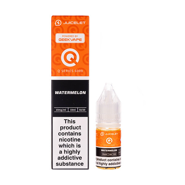 Watermelon Q Series 6000 Nic Salt E-Liquid by Juicelet