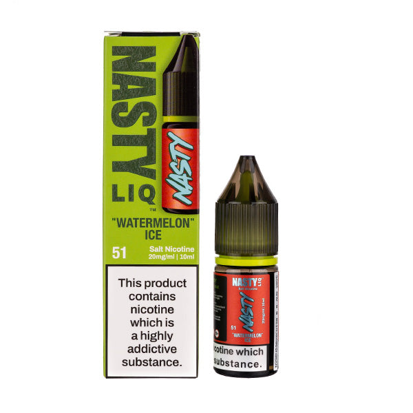 Watermelon Ice Nic Salt E-Liquid by Nasty Liq