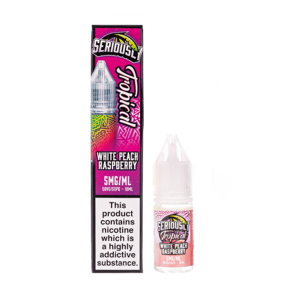 White Peach Raspberry Nic Salt E-Liquid by Seriously Tropical