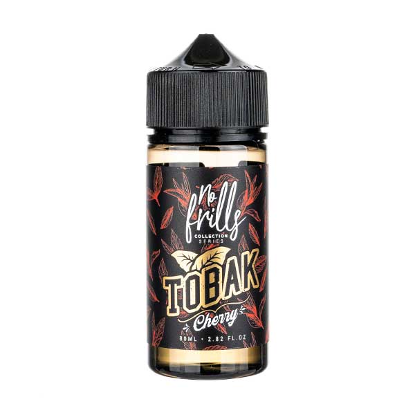 Cherry Tobacco 80ml Shortfill E-Liquid by No Frills Tobak