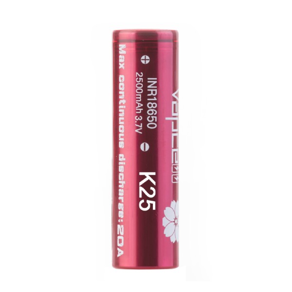 K25 18650 2500mAh Battery by Vapcell